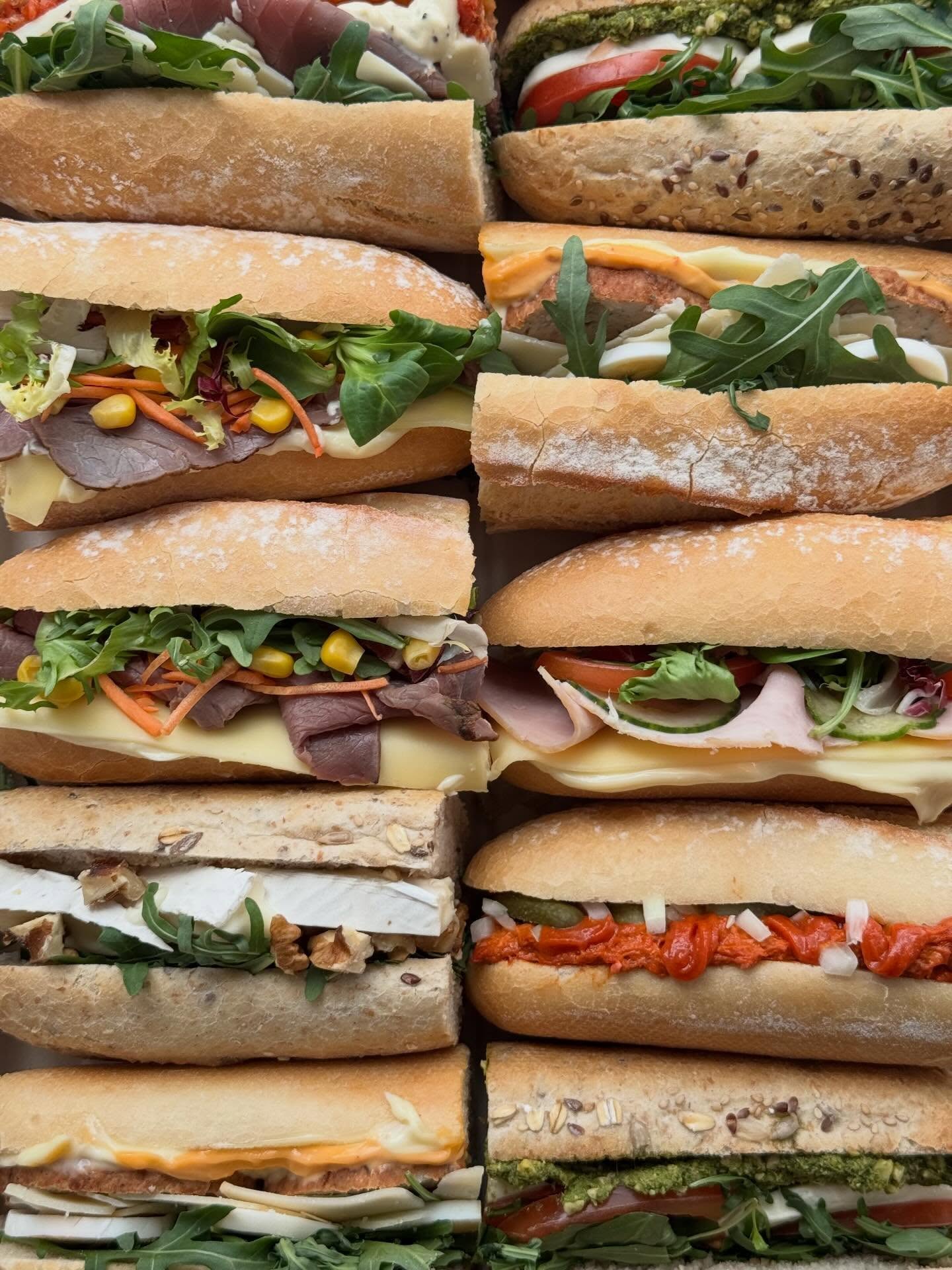 Assortiment de sandwichs Chez Marie